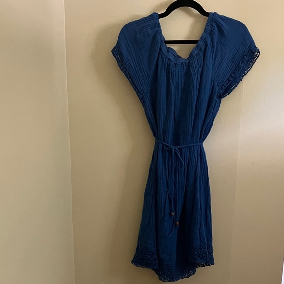 Michael Stars Off Shoulder Gauze Dress - Picture 1 of 6